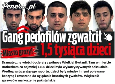 Gang pedofilów zgwałcił 1,5 tysiąca dzieci