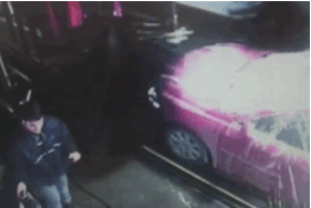 Gdy idiota chce pilnować myjni automatycznej