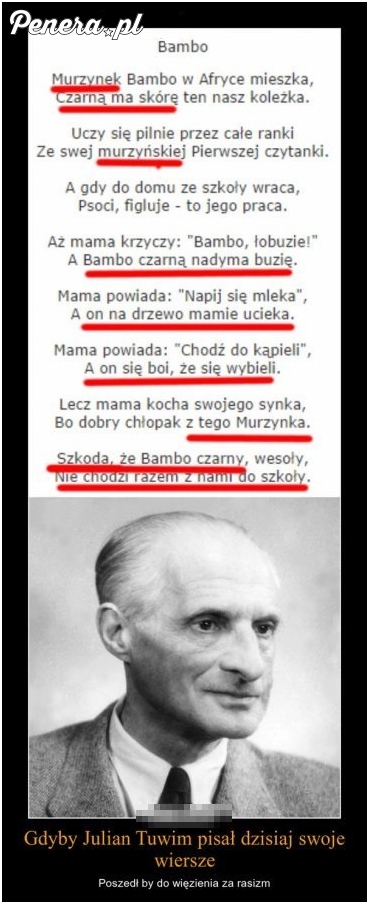 Gdyby Julian Tuwim pisał dzisiaj swoje wiersze