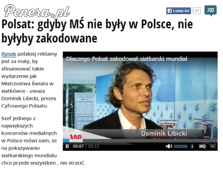 Gdyby MŚ nie były w Polsce to by były za darmo