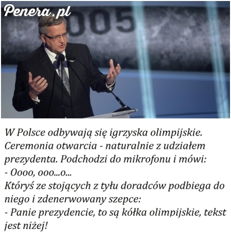 Gdyby nie to że mowa o olimpiadzie