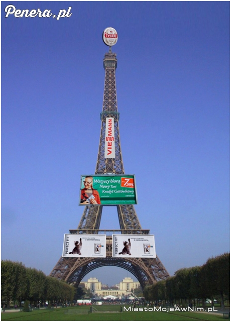 Gdyby wieża Eiffla była w Polsce