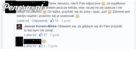 Gorąca riposta Korwina :D