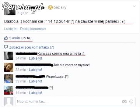 Gorzkie żale na fejsie