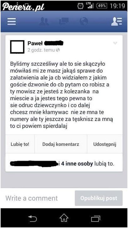 Gorzkie żale na fejsie