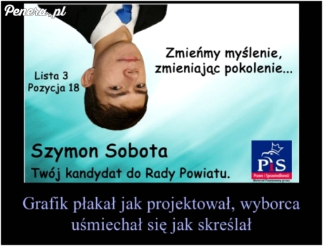 Grafik płakał jak projektował - kolejny AS wyborów