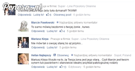 G*wno burza na fejsie