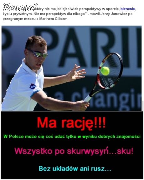 I ja się z nim zgadzam!