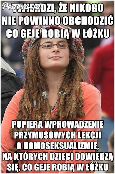 I to jest właśnie żelazna logika lewaków