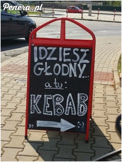 Idziesz głodny a tu...