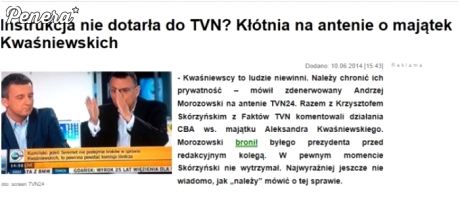 Instrukcja nie dotarła do TVNu