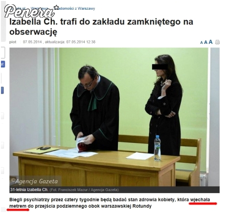 Izabella Ch. Idzie do psychiatryka