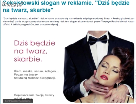 Ja w tym nic seksistowskiego nie widzę