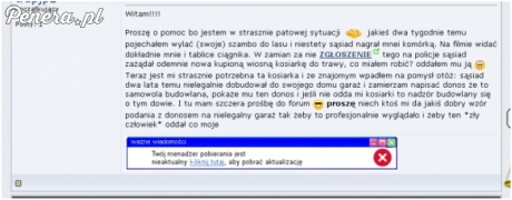 Jak napisać donos na sąsiada?