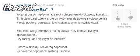 Jej pierwszy raz