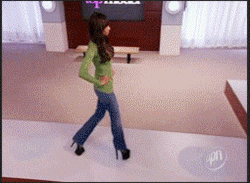 Jej pierwszy raz w szpilkach