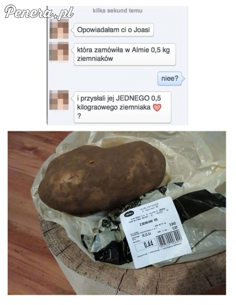 Joasia która zamówiła pół kilo ziemniaków