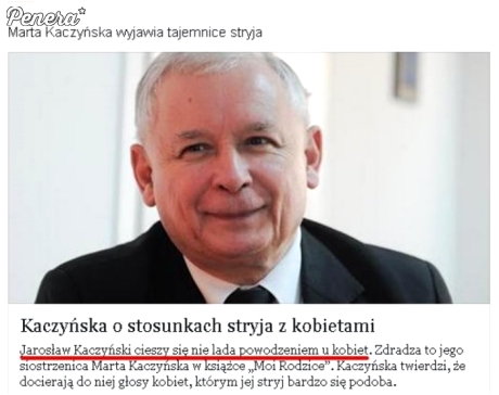 Kaczor kawalerem roku