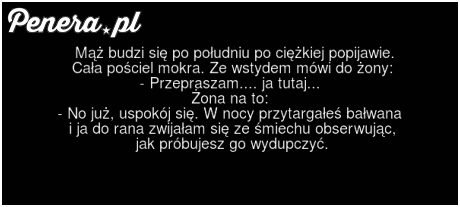 Kawał - Mąż budzi się na ostrym kacu