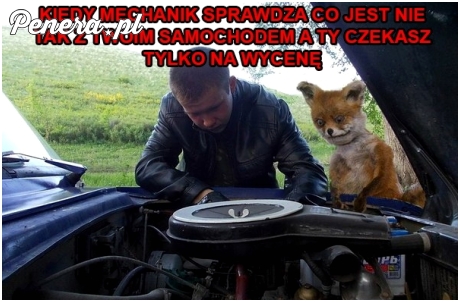 Kiedy mechanik sprawdza co jest nie tak