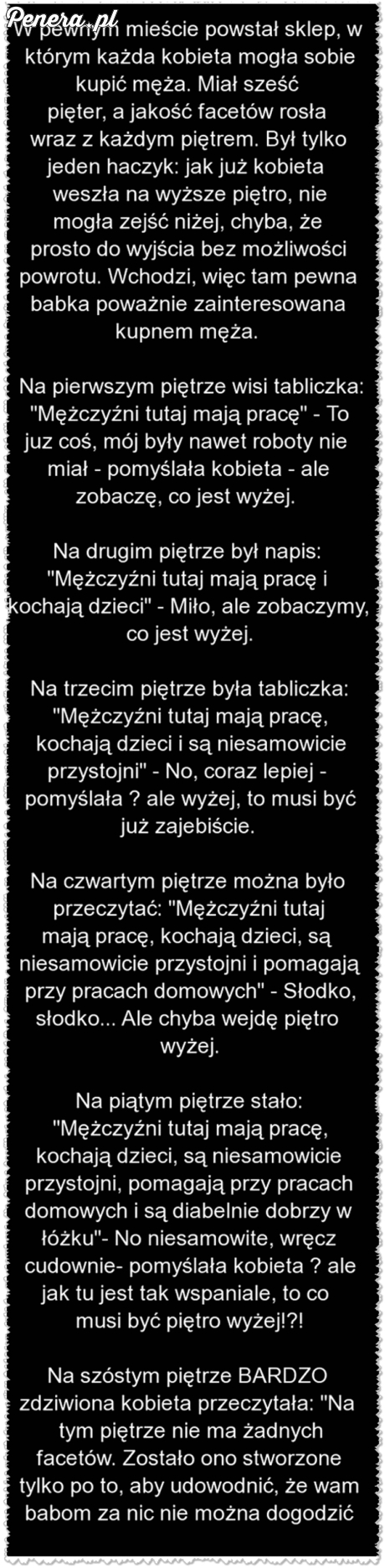 Kobiecie nigdy nie dogodzisz