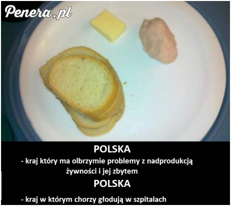 Kolacja w polskim szpitalu