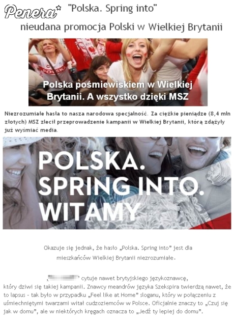 Kolejna nieudana kampania Polski za granicą