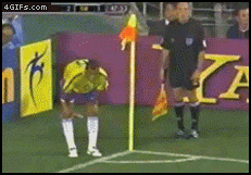 Kolejny piłkarski mistrz aktorstwa