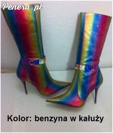 Kolor: benzyna w kałuży