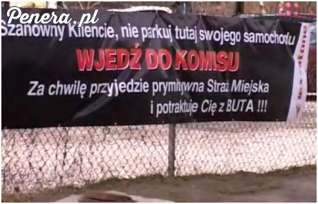 Komis zaprasza do siebie bo w okolicy grasuje straż miejska