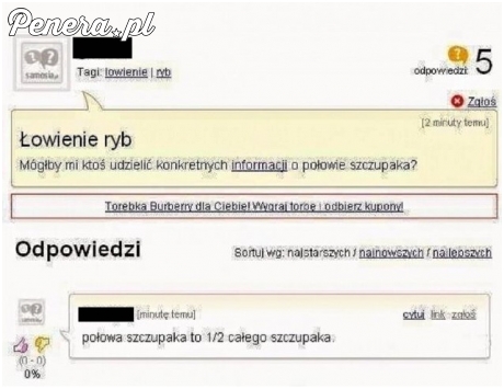 Konkretne informacje o połowie szczupaka :D