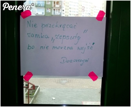 Krótkie info od dozorczyni