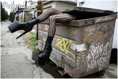 Ktoś wywalił zupełnie dobrą laskę na śmietnik