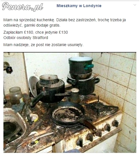 Kuchenka do sprzedania!