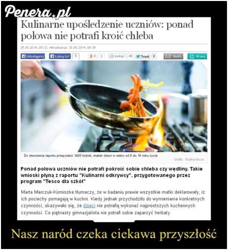 Kulinarne upośledzenie uczniów