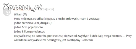 Kulki gejszy z kul bilardowych