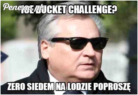 Kwas przyjął lodowe wyzwanie