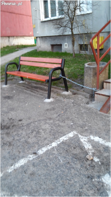 Ławka w Sosnowcu