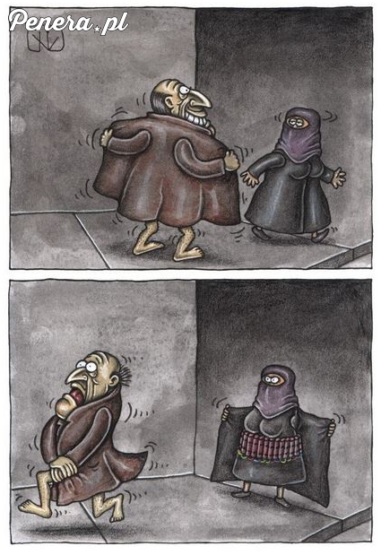 Lepiej uważać komu się obnaża