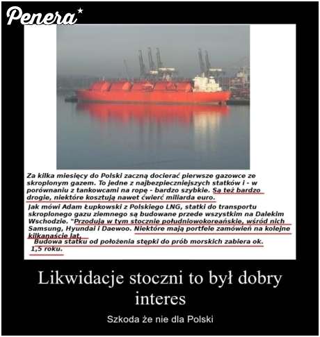 Likwidacja stoczni to był rewelacyjny pomysł