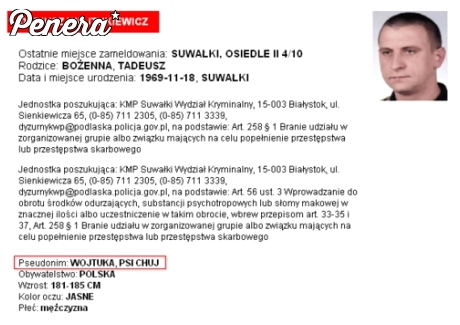 List gończy za Psichujem