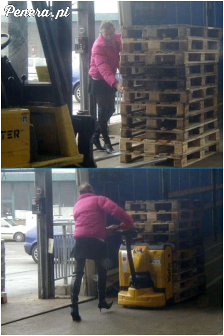 Magazynier i jego wdzianko