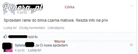 Mamusia i jej szybka odpowiedź