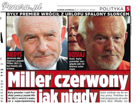 Miller czerwony jak nigdy