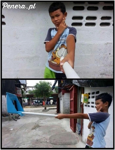 Mistrz strzelania selfie