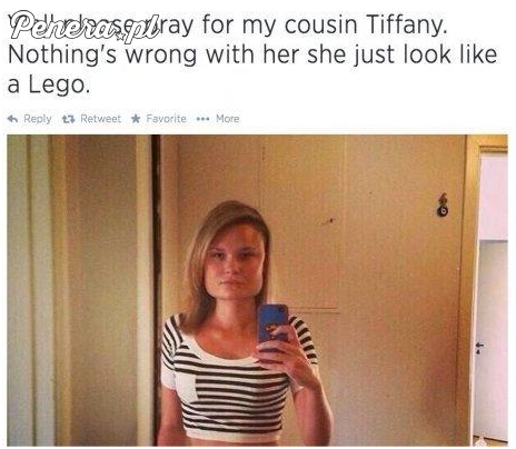 Módlcie się za nią bo wygląda jak lego