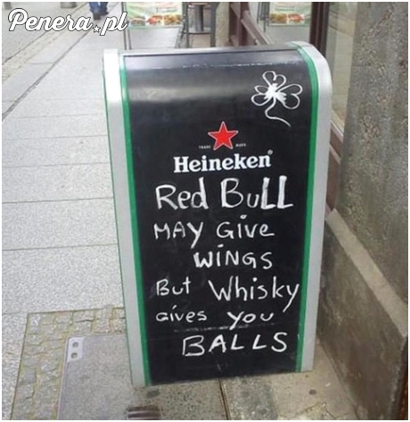 Może i Red Bull dodaje skrzydeł ale whisky