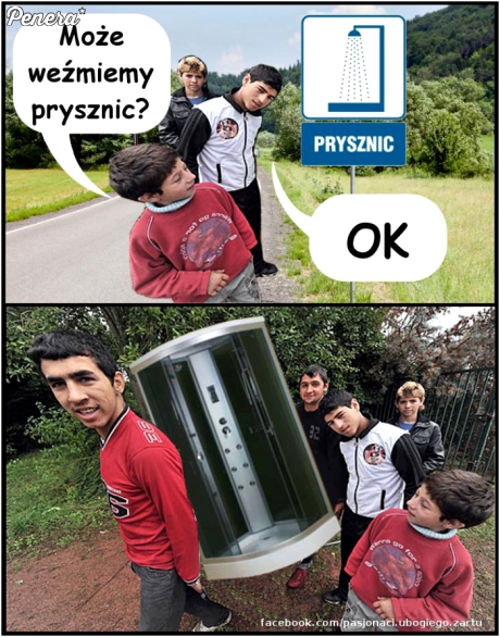 Może weźmiemy prysznic?