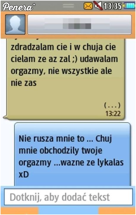 Myślała że mu pociśnie