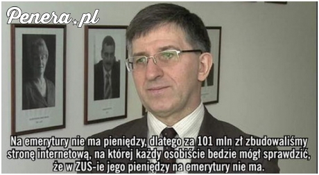 Na emerytury to nie ma kasy ale portal za 100 baniek już tak Na emerytury to nie ma kasy ale portal za 100 baniek już tak